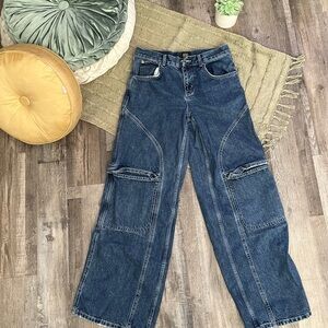 BDG Dark Blue Flare Jeans